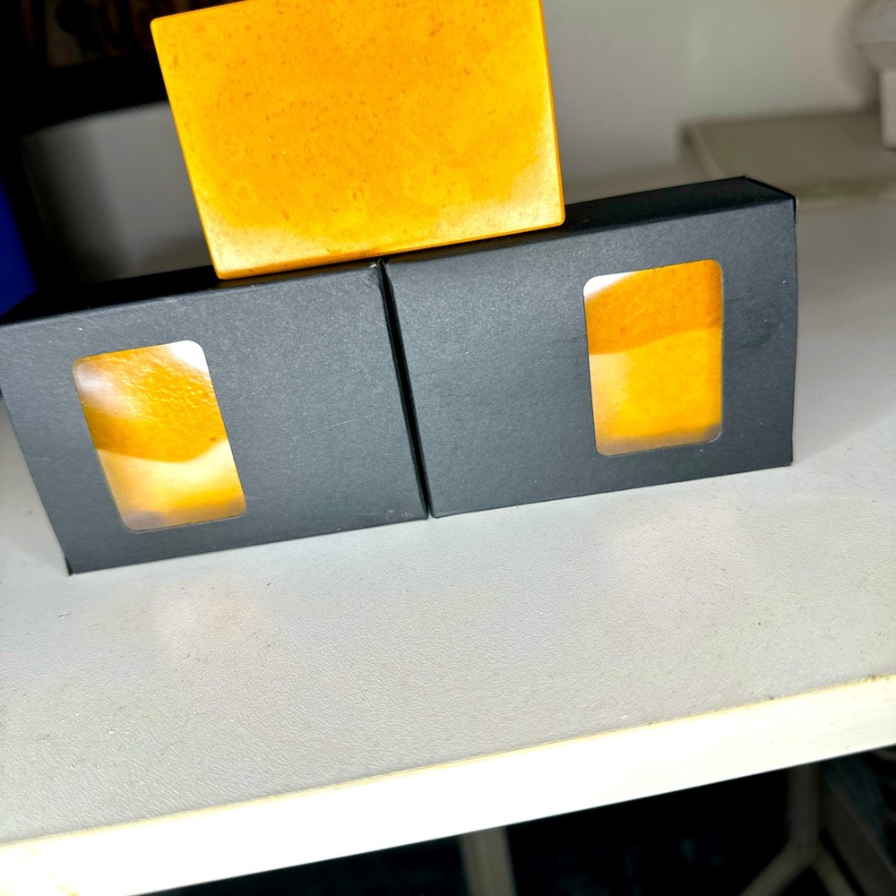 Turmeric soap made with oatmeal base and a splash of honey